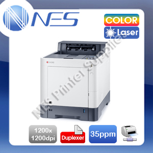 Kyocera P6235CDN A4 Color Laser Network Printer+Auto Duplexer 35PPM w/ TK-5284 Starter Toner (RRP$1032.90)